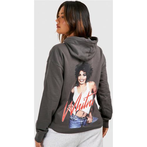 Sudadera Oversize Con Capucha Y Estampado De Whitney Houston - boohoo - Modalova