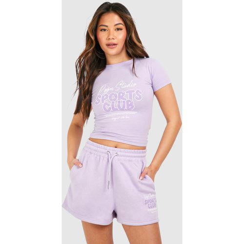 Camiseta Ajustada Con Estampado Bubble Sports Club - boohoo - Modalova