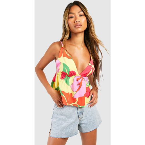 Camisola De Flores, Pink - boohoo - Modalova