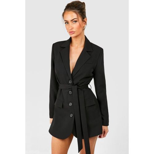 Tutina Blazer sartoriale con cintura - boohoo - Modalova