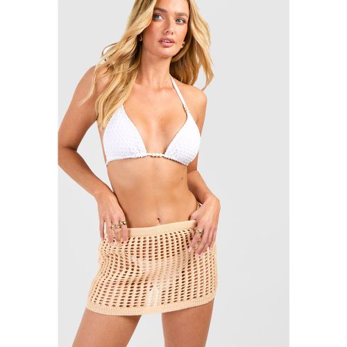 Minifalda De Croché Para La Playa - boohoo - Modalova