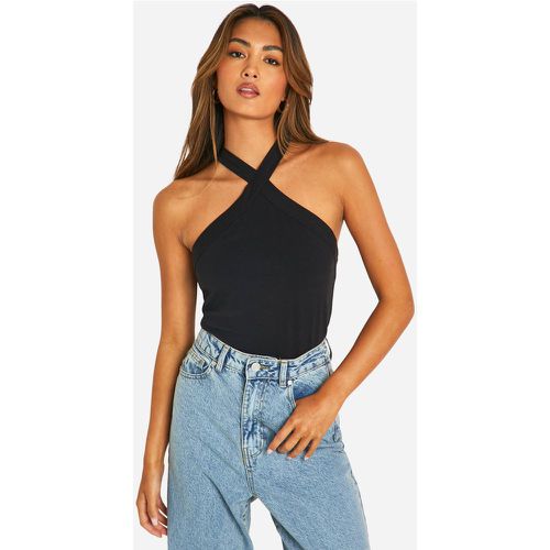 Top Crop Estilo Nadador Extremo - boohoo - Modalova