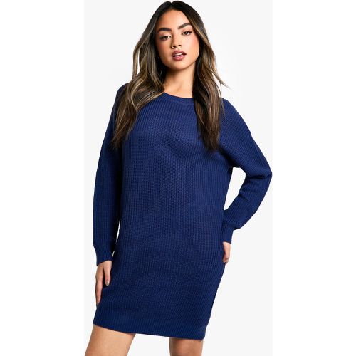 Vestido Jersey Básico Con Cuello De Caja - boohoo - Modalova