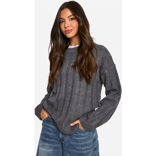 Jersey Oversize De Canalé Ancho Suave - boohoo - Modalova