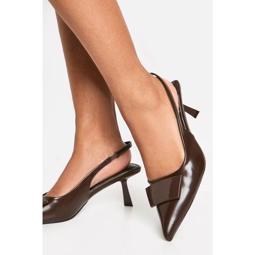 Scarpe décolleté slingback con dettagli rifiniti - boohoo - Modalova