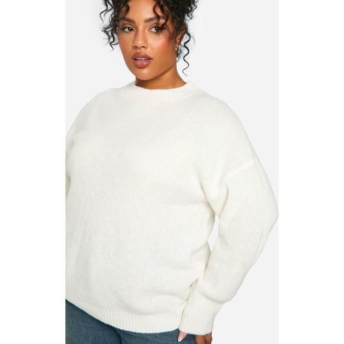 Jersey Plus Oversize De Punto Suave - boohoo - Modalova