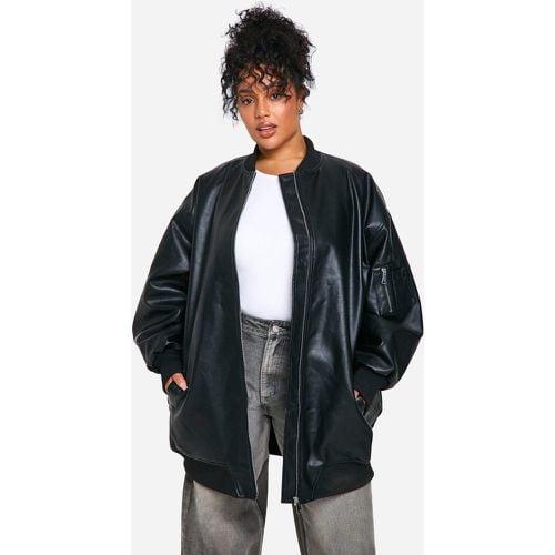 Chaqueta Plus Bomber Oversize Larga - boohoo - Modalova