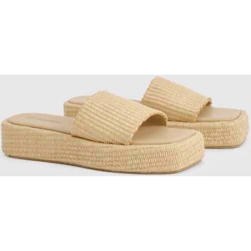 Sandalias De Tela Con Plataforma - boohoo - Modalova