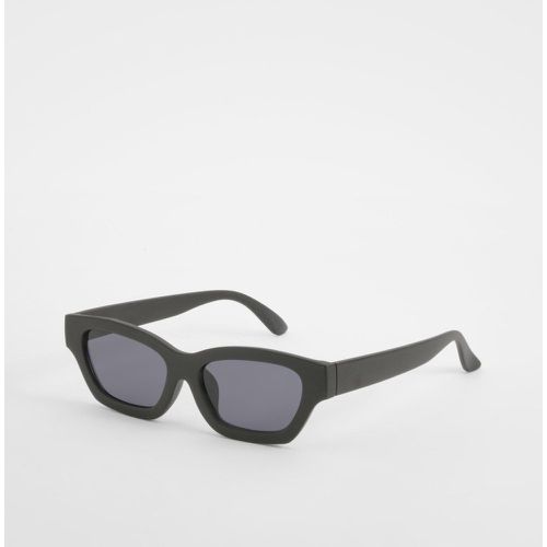 Black Cat Eye Sunglasses, Negro - boohoo - Modalova