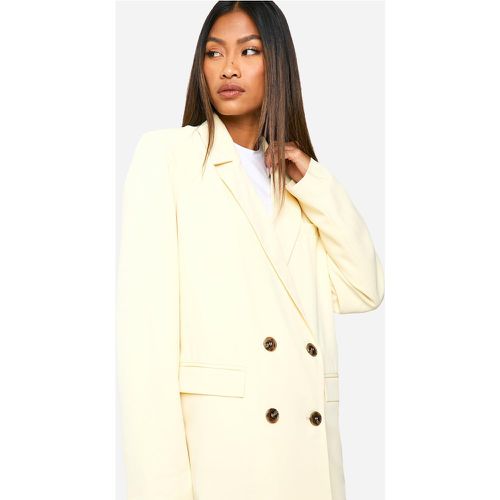 Blazer sartoriale oversize a doppiopetto - boohoo - Modalova