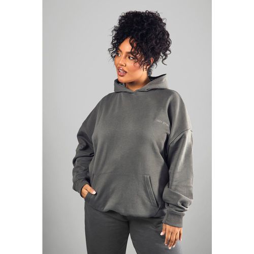 Sudadera Plus Oversize Con Capucha Y Bordado Dsgn Studio - boohoo - Modalova