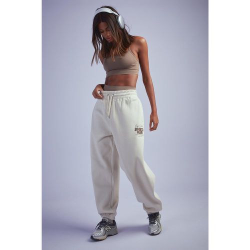 Pantalón Deportivo Oversize Con Botamanga Y Eslogan Dsgn Studio - boohoo - Modalova