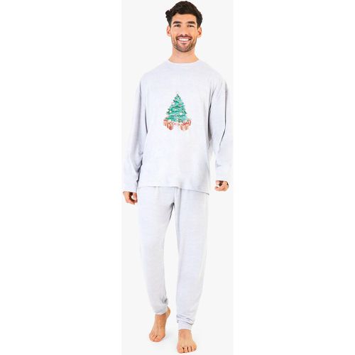 Pijama Para Hombre Con Estampado De Árbol Genealógico - boohoo - Modalova