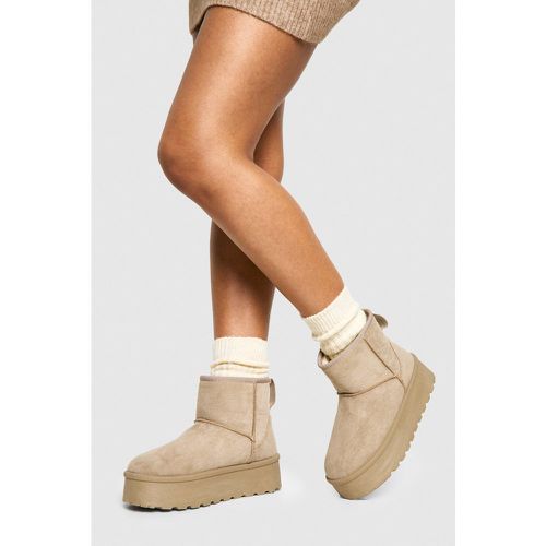 Botas Mini Cómodas Con Plataforma - boohoo - Modalova