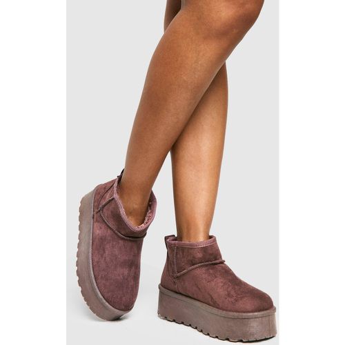 Botas Mini Cómodas Con Plataforma - boohoo - Modalova