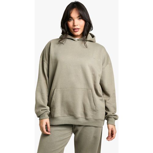 Sudadera Plus Oversize Con Capucha Y Bordado Dsgn Studio - boohoo - Modalova