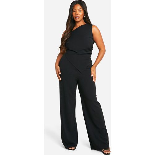 Top asimmetrico Plus Size & pantaloni coordinati - boohoo - Modalova