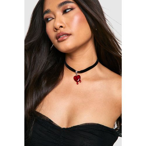 Collana Choker di Halloween a forma di cuore - boohoo - Modalova