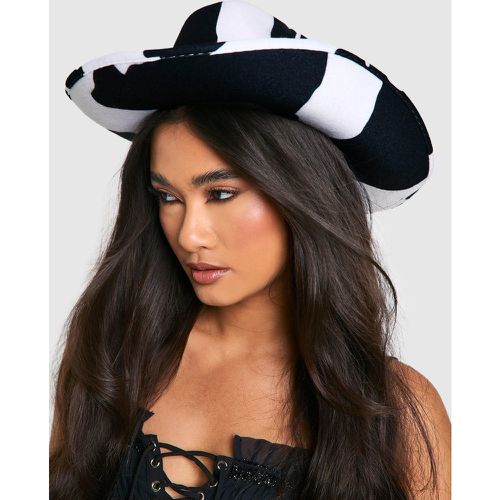 Cappello da cowboy di Halloween con stampa di mucca - boohoo - Modalova