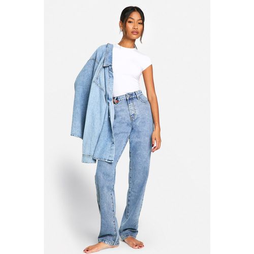 Jeans dritti Basics, Azzurro - boohoo - Modalova