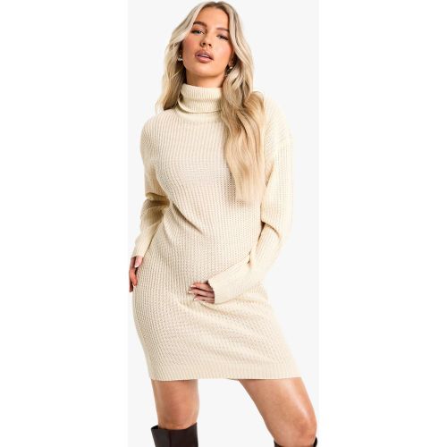 Vestido Jersey Premamá Mini Con Cuello Vuelto - boohoo - Modalova