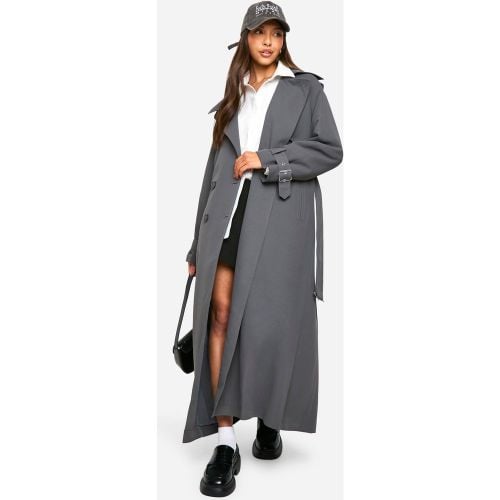 Cappotto Trench oversize a doppiopetto - boohoo - Modalova