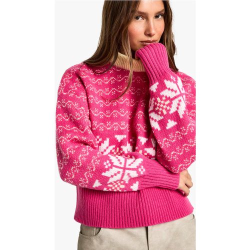 Maglione Premium in maglia con motivi Fairisle a contrasto - boohoo - Modalova