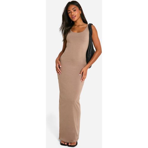 Vestito maxi Basic con scollo rotondo - boohoo - Modalova