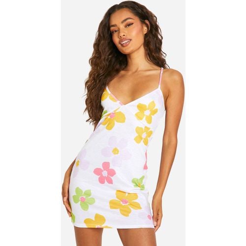 Camisón Con Estampado De Flores - boohoo - Modalova