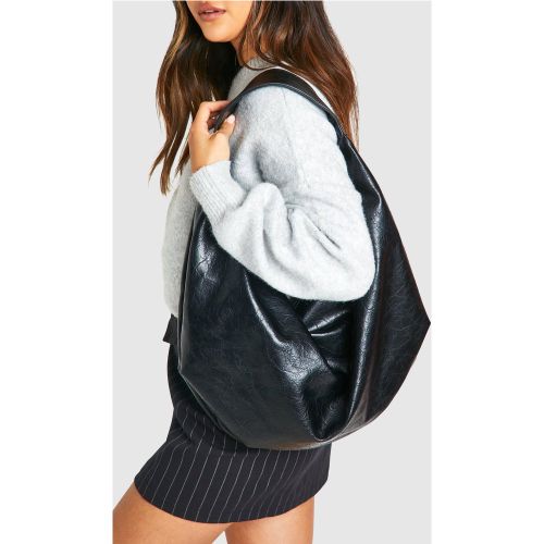 Bolso Tote Holgado De Cuero Sintético - boohoo - Modalova