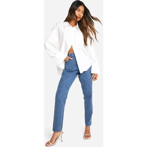 Jeans Mom Basics a vita alta Slim Fit - boohoo - Modalova