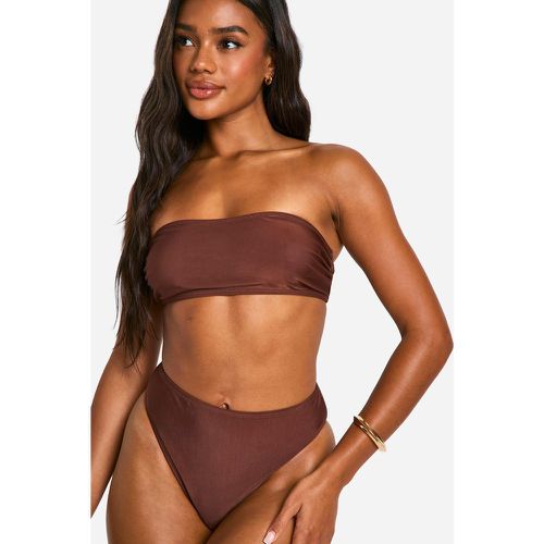 Top bikini a fascia Mix & Match - boohoo - Modalova