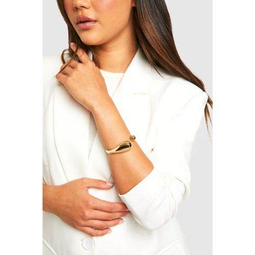 Bracciale rigido rigido Fashion Statement color oro - boohoo - Modalova