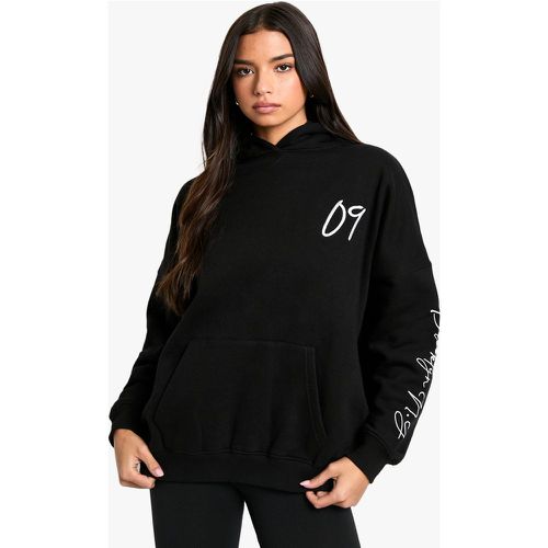 Sudadera Oversize Con Capucha Y Estampado De New York 09 - boohoo - Modalova