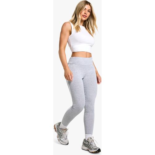 Legging a vita alta con righe laterali - boohoo - Modalova