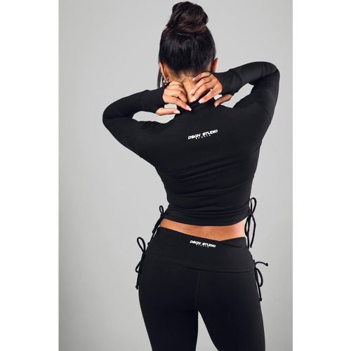 Giacca sportiva Dsgn Studio Supersoft Sculpt con ruches laterali - boohoo - Modalova