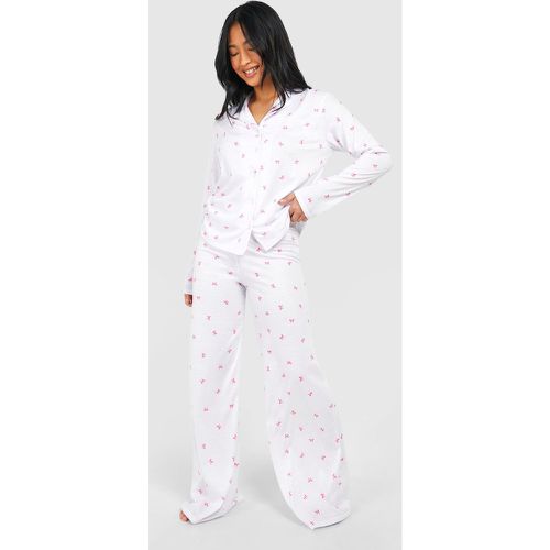 Pijama Petite Con Estampado De Lazo - boohoo - Modalova