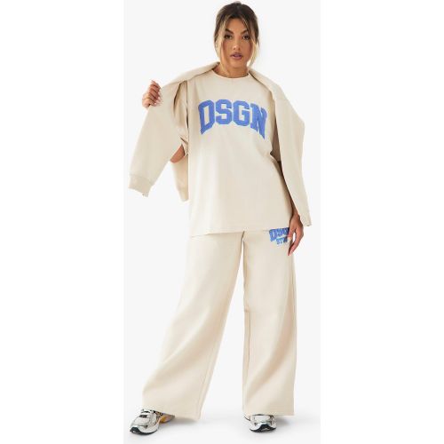Pantaloni tuta dritti Dsgn Studio - boohoo - Modalova