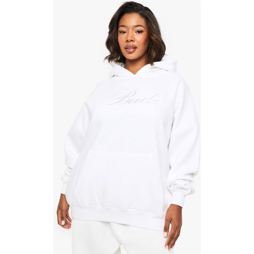 Sudadera Plus Oversize Con Capucha Y Estampado Bride - boohoo - Modalova