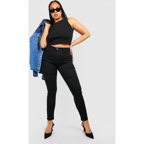 Jeans Plus Size a vita extra alta super elasticizzati - boohoo - Modalova