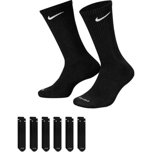 U NK EVERYDAY PLUS CUSHIONED CREW SOCKS (6 PAIRS), nero/bianco - Nike - Modalova