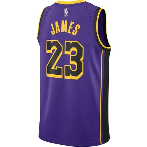 NBA LOS ANGELES LAKERS DRI-FIT STATEMENT SWINGMAN JERSEY LEBRON JAMES, / - Nike - Modalova