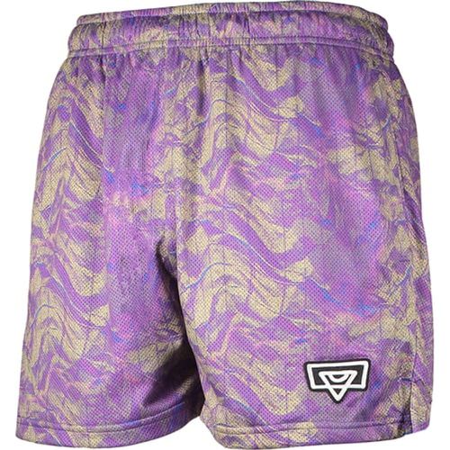 All Day Mesh Short, AOP viola/giallo - Bucketz - Modalova