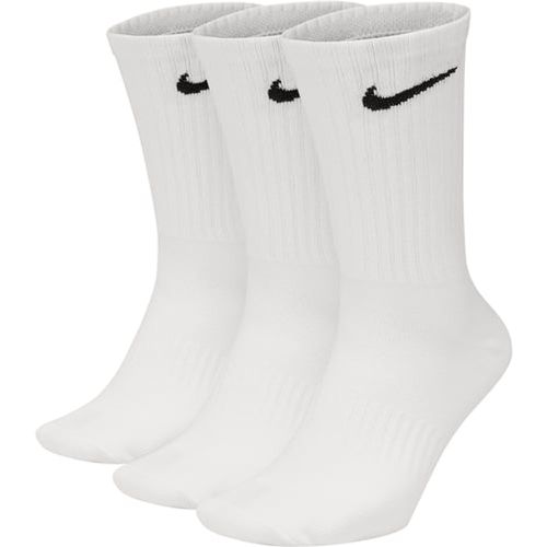 EVERYDAY LIGHTWEIGHT TRAINING CREW SOCKS (3 PAIRS), bianco/nero - Nike - Modalova