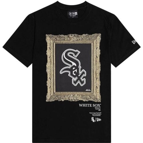 MLB Chicago bianco S Curcu T-shirt Nero - new era - Modalova