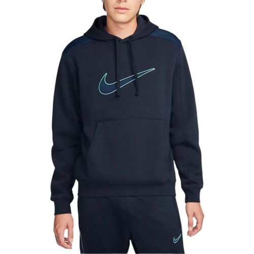 Nike Bb Fleece Hoody Blu C475 - Nike - Modalova