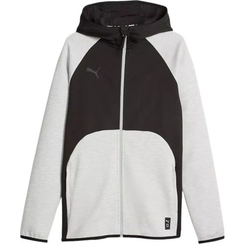 Hoops Team Dime Hoodedt Giacca Con Cappuccio Grigio C002 - Puma - Modalova