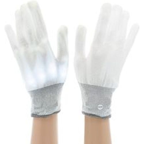 Handschuhe "LED", weiß - buttinette - Modalova
