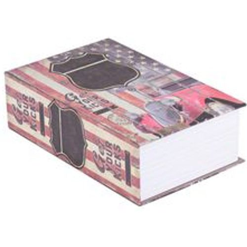 Kreativer Buch-Safe, Geldschmuck-Sammlung, Aufbewahrungsbox mit Zahlenschloss (route 66) - Eosnow - Fashion24 DE - Modalova