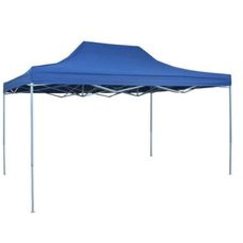 Profi-Partyzelt Faltbar 3x4 m Stahl Blau - VIDAXL - Modalova